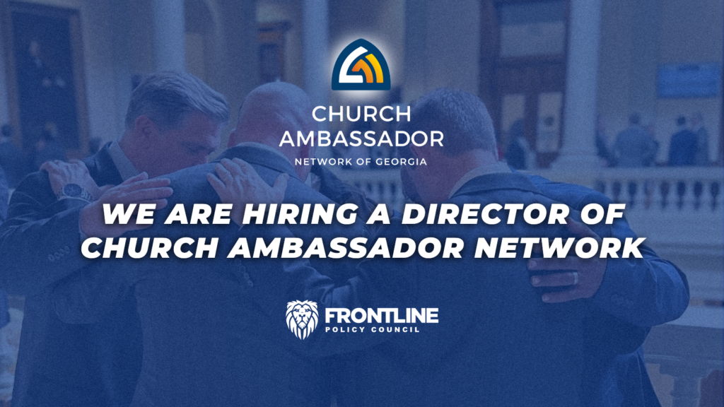FRONTLINE HIRING FOR NEW DIRECTOR OF CHURCH AMBASSADOR NETWORK